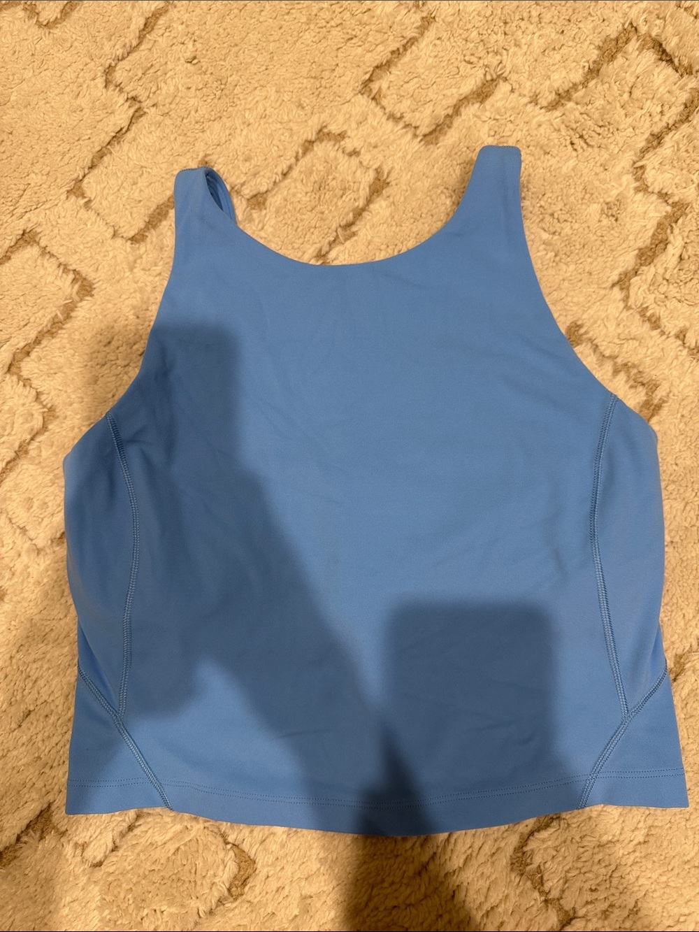 lululemon athletica Blue Scoop-Neck Crop Tank - Picture 2 of 3